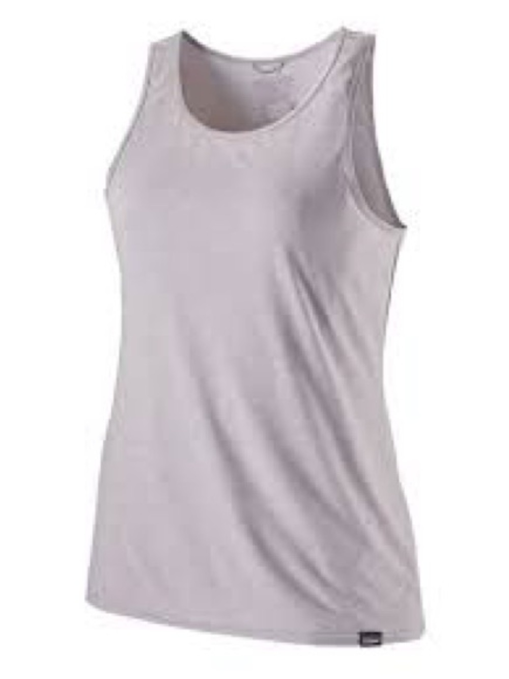 Patagonia Light Gray Scoop Neck Women's Tank Top